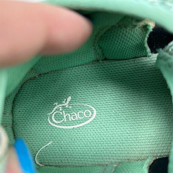 Chaco Kids' Waterproof Hiking Sandals Bright Green Size 4 Closed Toe Summer - Picture 12 of 15